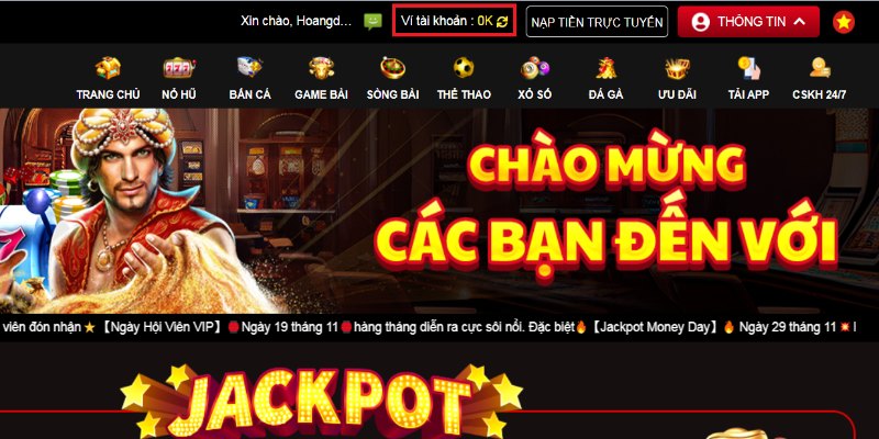 Lỗi thưởng gặp khi thao tác rút tiền tại Go99 link