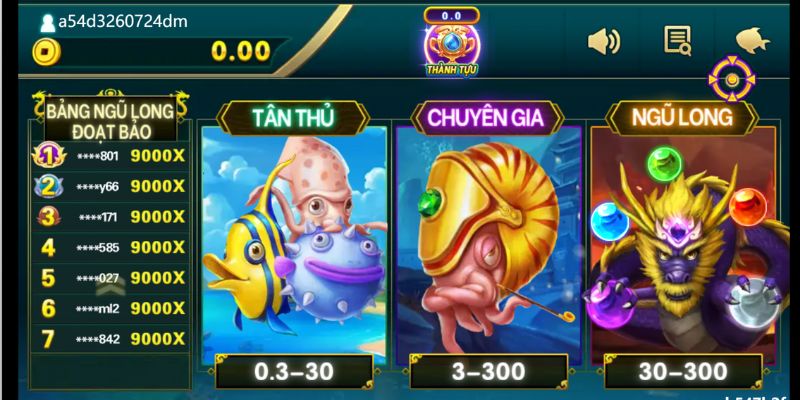 Các tựa game săn cá hot hit Go99.com